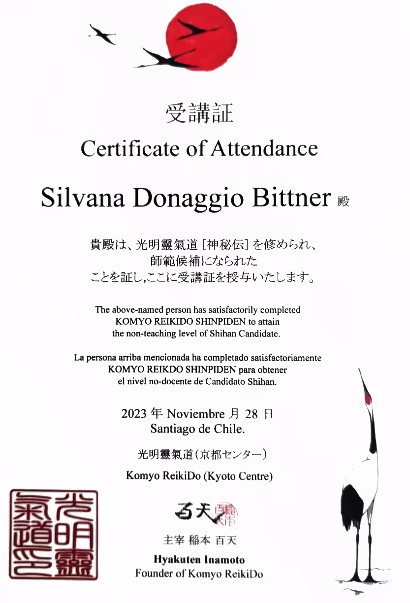 Certificado Reflexología Terapéutica Nivel Básico